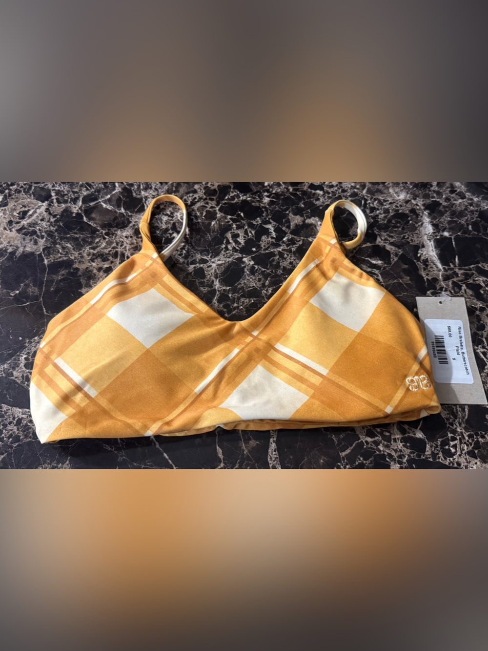 Albion Rise Bralette, Butterscotch Plaid